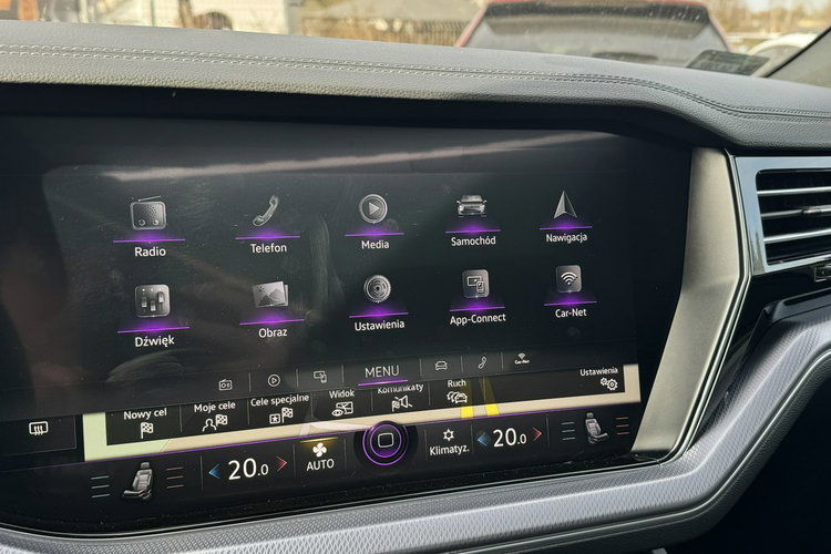 Volkswagen Touareg FV23% R Line 286KM 4x4 Salon PL Bezwypad Wentyle Panorama Radar Matrix zdjęcie 33