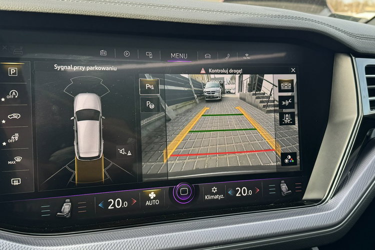 Volkswagen Touareg FV23% R Line 286KM 4x4 Salon PL Bezwypad Wentyle Panorama Radar Matrix zdjęcie 34