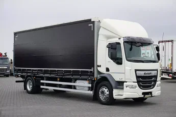 DAF / LF / 290 / E 6 / FIRANKA + WINDA / ŁAD. 9 970 KG / 19 PALET