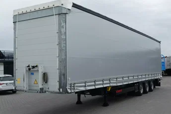 Schmitz FIRANKA / MEGA / IDEALNY STAN / OŚ PODNOSZONA /