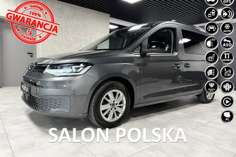 Volkswagen Caddy 2.0 TDI 122KM Maxi 7 osobowy Full LED Navi Alu16 ExtraLang Salon PL