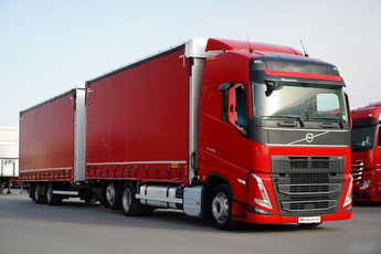 Volvo FH 460 / ZESTAW TANDEM / 120 M3 / PRZEJAZDOWY / I-SAVE / KLIMA POSTOJOWA   / OŚ PODNOSZONA I SKRĘTNA  / 6x2