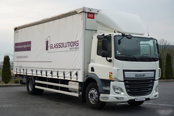 DAF CF 290 / 4X2 / SOLÓWKA / FIRANKA 8 M / WINDA DHOLLANDIA / MOCNA PODŁOGA / EURO 6 