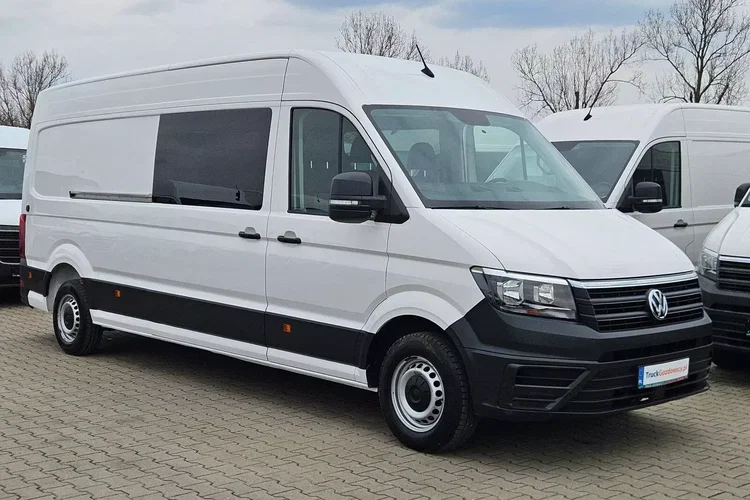 Volkswagen Crafter L4H2 92900zł NETTO Brygadówka 7 osób 2.0TDi/140KM zdjęcie 3