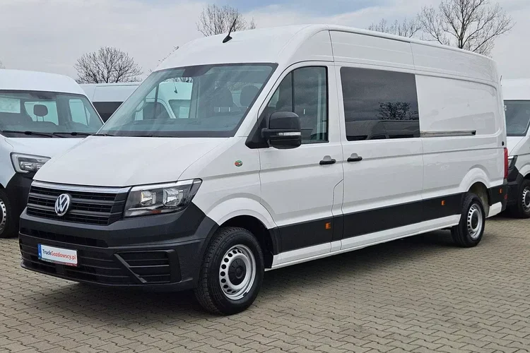 Volkswagen Crafter L4H2 92900zł NETTO Brygadówka 7 osób 2.0TDi/140KM zdjęcie 5