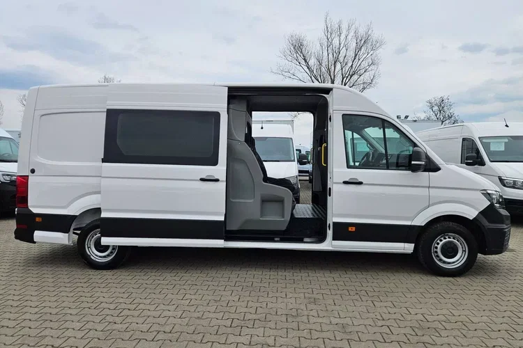 Volkswagen Crafter L4H2 92900zł NETTO Brygadówka 7 osób 2.0TDi/140KM zdjęcie 8