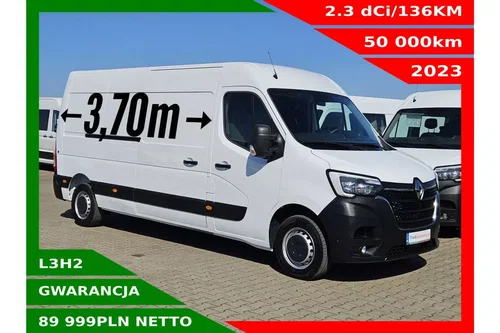 Renault Master L3H2 89999zł NETTO 2.3dCi/136KM