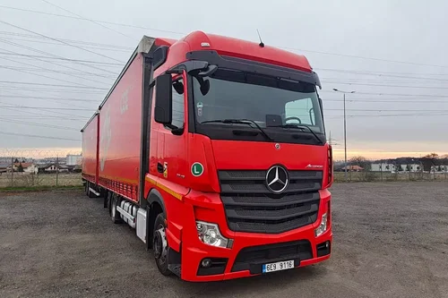 Mercedes ACTROS MP5 euro6 6x2 jumbo zestaw 120m 38palet
