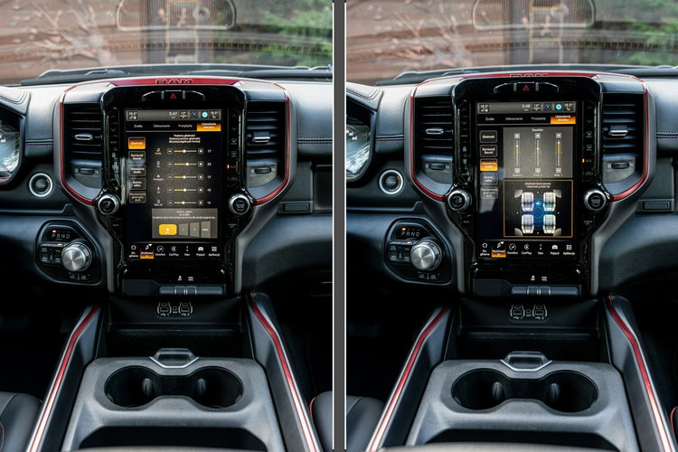 RAM 1500 Rebel 5.7 V8 Hemi / Bogata opcja / Lift 1" / Virtual Cockpit / FV zdjęcie 60