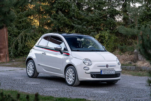 Fiat 500 by Gucci / 1.2 69KM / Wersja limitowana / Automat / Szyberdach / FV