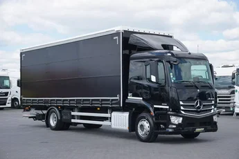 Mercedes ACTROS / 1835 / ACC / E 6 / FIRANKA + WINDA / 21 PALET / DŁ. 8.4 M