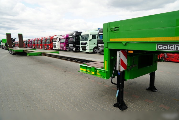 GOLDHOFER / NISKOPODWOZIE / ROZCIĄGANA / LAWETA / 29 M / 5 OSI /  OSIE SKRĘTNE zdjęcie 7