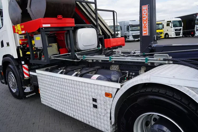 Scania G 410 / E 6 / 8 X 4 / HDS + HAKOWIEC / TRIDEM / CNG / RETARDER / FASSI F 215 zdjęcie 11