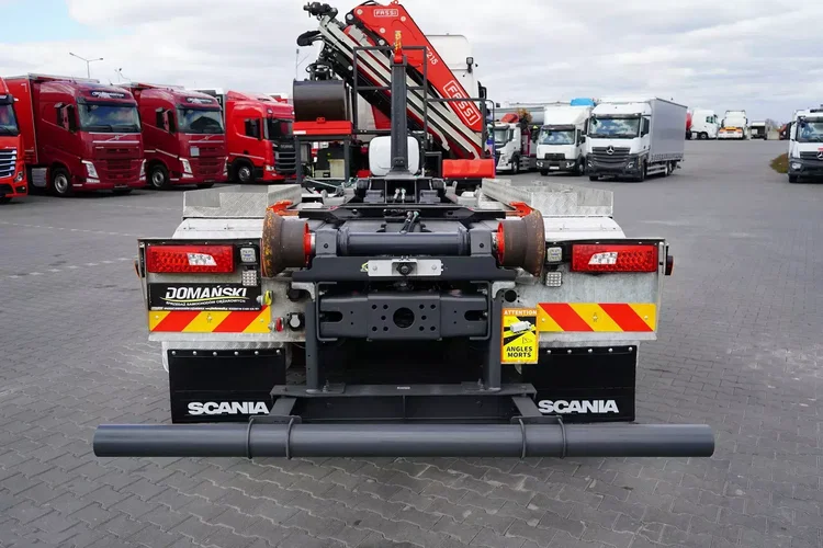 Scania G 410 / E 6 / 8 X 4 / HDS + HAKOWIEC / TRIDEM / CNG / RETARDER / FASSI F 215 zdjęcie 18