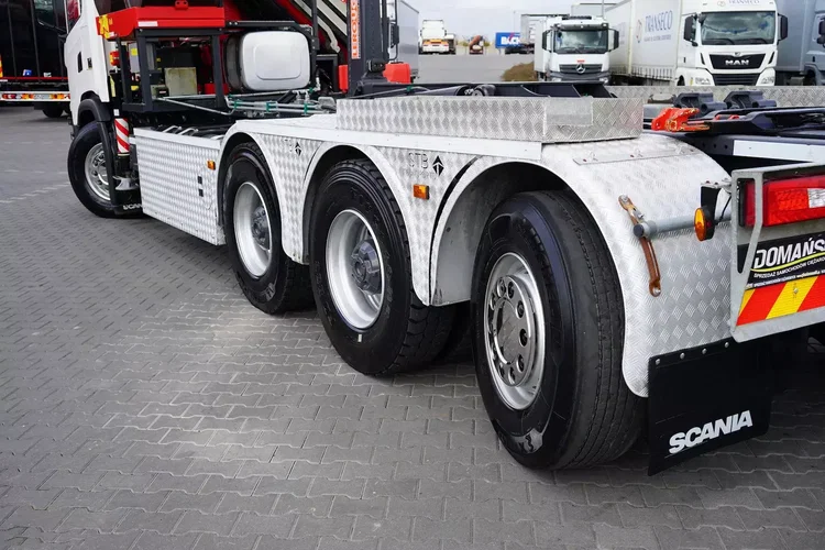 Scania G 410 / E 6 / 8 X 4 / HDS + HAKOWIEC / TRIDEM / CNG / RETARDER / FASSI F 215 zdjęcie 21