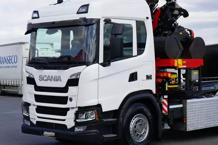 Scania G 410 / E 6 / 8 X 4 / HDS + HAKOWIEC / TRIDEM / CNG / RETARDER / FASSI F 215 zdjęcie 31