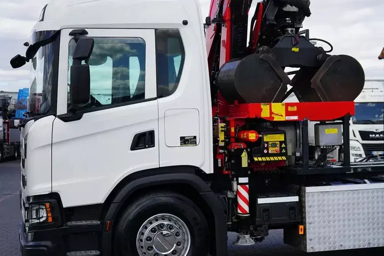 Scania G 410 / E 6 / 8 X 4 / HDS + HAKOWIEC / TRIDEM / CNG / RETARDER / FASSI F 215 zdjęcie 35