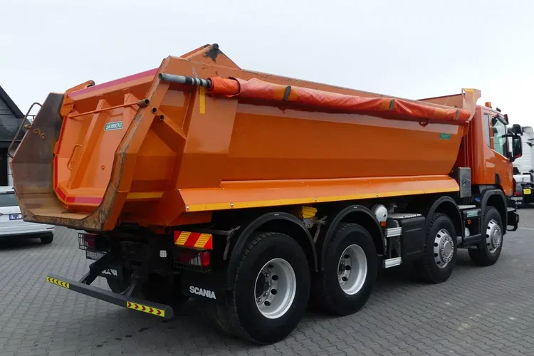Scania P410 8x4 / WYWROTKA / ALUFELGI / MANUAL / EURO 6 / zdjęcie 16