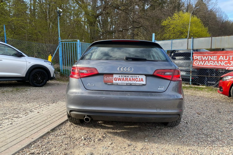 Audi A3 1.6TDI 110KM xenon ledy Navi podgrzewane fotele zamiana 1. R . Gwaranc zdjęcie 13