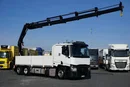 Renault T 380 / 6 X 2 / SKRZYNIOWY + HDS / HIAB 302 E-5 / PILOT / OŚ SKRĘTNA zdjęcie 2