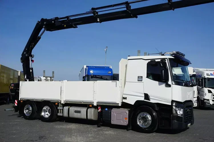 Renault T 380 / 6 X 2 / SKRZYNIOWY + HDS / HIAB 302 E-5 / PILOT / OŚ SKRĘTNA zdjęcie 23