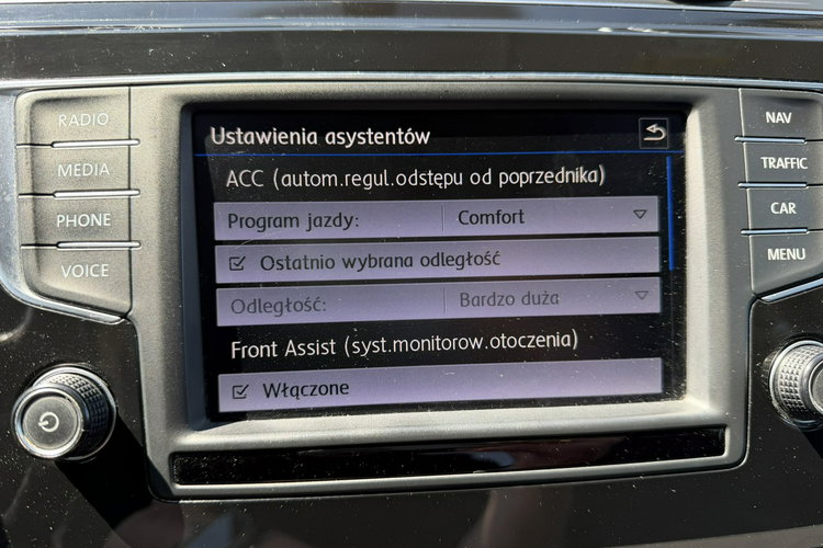 Volkswagen Touran Klimatronic 3-stref, Nawigacja, Tempomat ACC, Podgrz, fotele, DSG zdjęcie 21