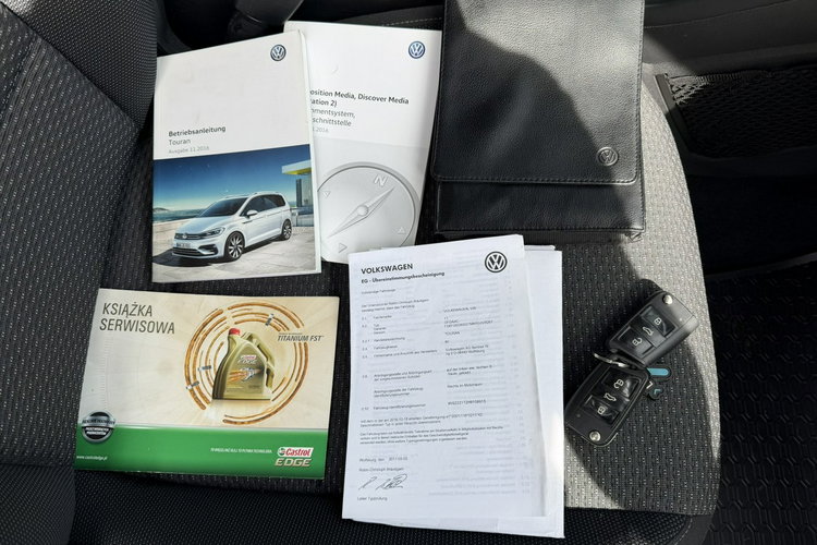 Volkswagen Touran Klimatronic 3-stref, Nawigacja, Tempomat ACC, Podgrz, fotele, DSG zdjęcie 32
