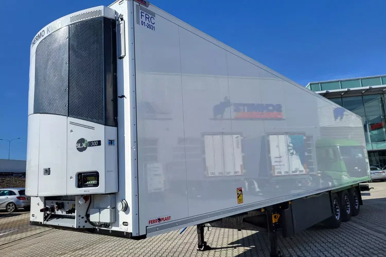 Schmitz Doppelstock; ThermoKing SLXi300; uchwyty promowe; paleciara zdjęcie 1