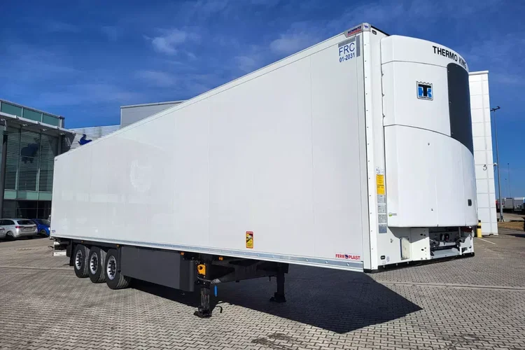 Schmitz Doppelstock; ThermoKing SLXi300; uchwyty promowe; paleciara zdjęcie 2