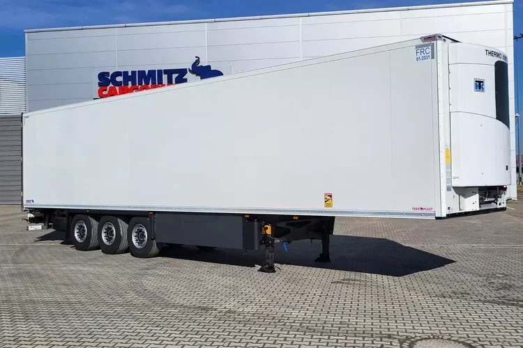 Schmitz Doppelstock; ThermoKing SLXi300; uchwyty promowe; paleciara zdjęcie 3
