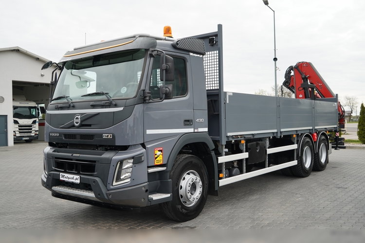 Volvo FHX 430 / SKRZYNIOWY- 7.15 M / HDS HYVA HC-183 / ROTATOR / WIDŁY DO PALET / PILOT zdjęcie 11