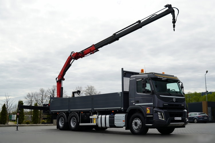 Volvo FHX 430 / SKRZYNIOWY- 7.15 M / HDS HYVA HC-183 / ROTATOR / WIDŁY DO PALET / PILOT zdjęcie 8