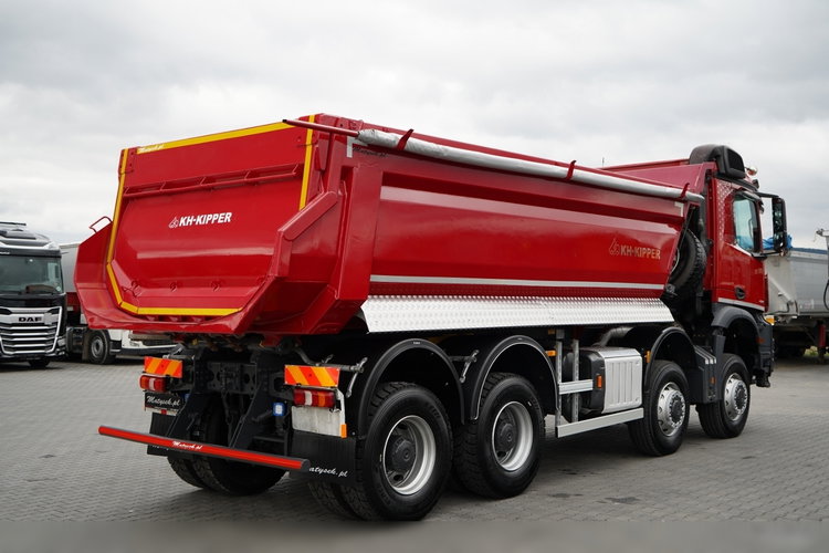 Mercedes -BENZ AROCS 4145 / 8x8 / WYWROTKA TYLNOZSYPOWA / KH KIPPER / MANUAL / OPONY 100% / EURO 6 zdjęcie 10