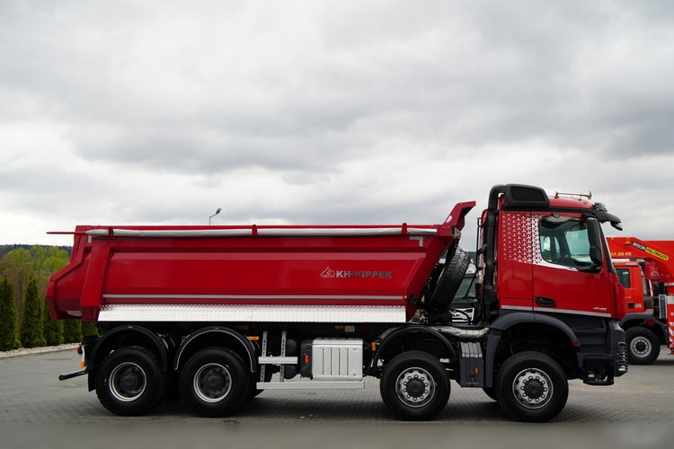 Mercedes -BENZ AROCS 4145 / 8x8 / WYWROTKA TYLNOZSYPOWA / KH KIPPER / MANUAL / OPONY 100% / EURO 6 zdjęcie 11