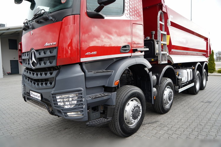 Mercedes -BENZ AROCS 4145 / 8x8 / WYWROTKA TYLNOZSYPOWA / KH KIPPER / MANUAL / OPONY 100% / EURO 6 zdjęcie 15