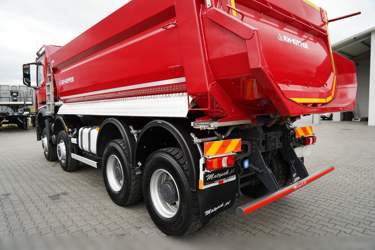 Mercedes -BENZ AROCS 4145 / 8x8 / WYWROTKA TYLNOZSYPOWA / KH KIPPER / MANUAL / OPONY 100% / EURO 6 zdjęcie 17
