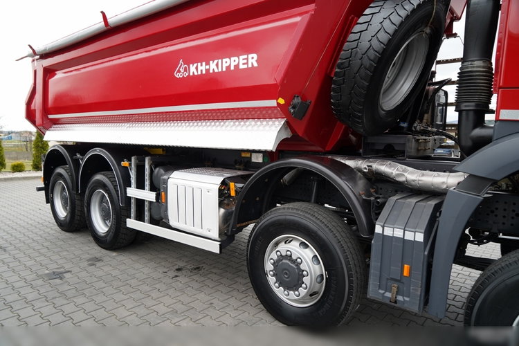 Mercedes -BENZ AROCS 4145 / 8x8 / WYWROTKA TYLNOZSYPOWA / KH KIPPER / MANUAL / OPONY 100% / EURO 6 zdjęcie 20