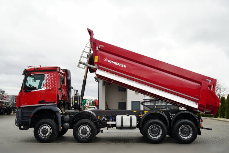 Mercedes -BENZ AROCS 4145 / 8x8 / WYWROTKA TYLNOZSYPOWA / KH KIPPER / MANUAL / OPONY 100% / EURO 6 zdjęcie 2