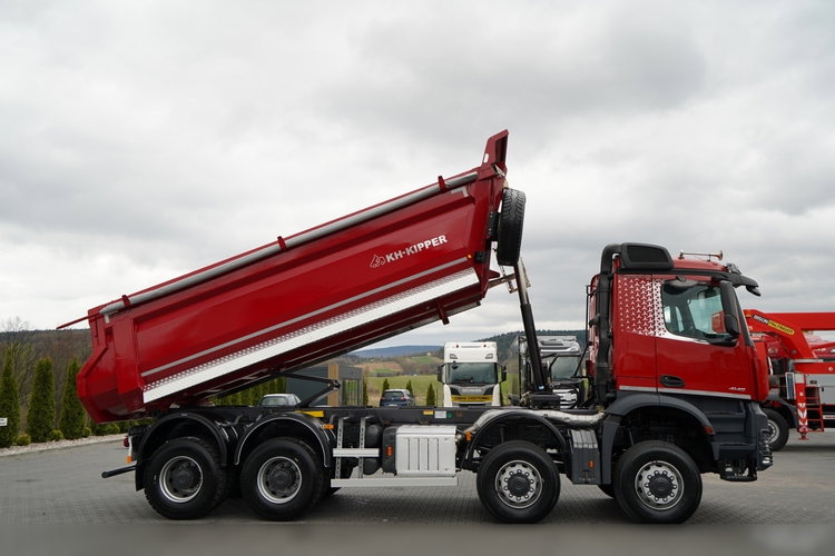 Mercedes -BENZ AROCS 4145 / 8x8 / WYWROTKA TYLNOZSYPOWA / KH KIPPER / MANUAL / OPONY 100% / EURO 6 zdjęcie 5