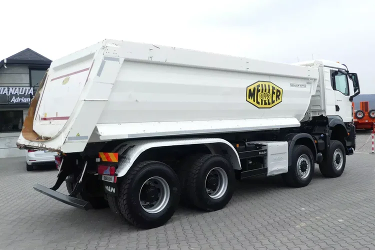 TGS 41.470 / 8x8 / WYWROTKA MEILLER / MANUAL / NISKI PRZEBIEG / zdjęcie 10