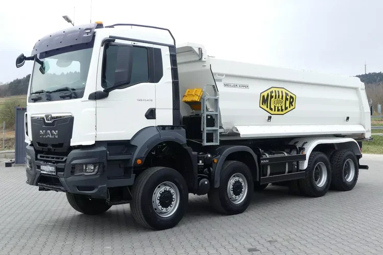 TGS 41.470 / 8x8 / WYWROTKA MEILLER / MANUAL / NISKI PRZEBIEG / zdjęcie 6