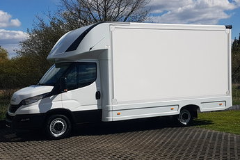 Iveco Daily KONTENER NISKOPODŁOGOWY 4.43x2.23x2.42 SKLEP BAR FOODTRUCK KAMPER AC