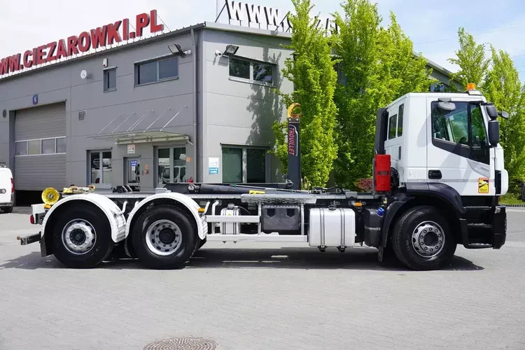 Iveco Stralis 360 6x2 / 50 tys. km / Hakowiec Marell AL20 S55 / oś skrętna zdjęcie 10