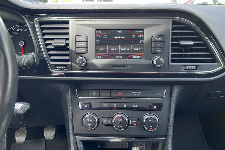 Seat Leon 1.2 Oryginal Lakier 1wł Ks Serw Klima Led Alu Stan Idealny BezwypadOPŁ zdjęcie 18