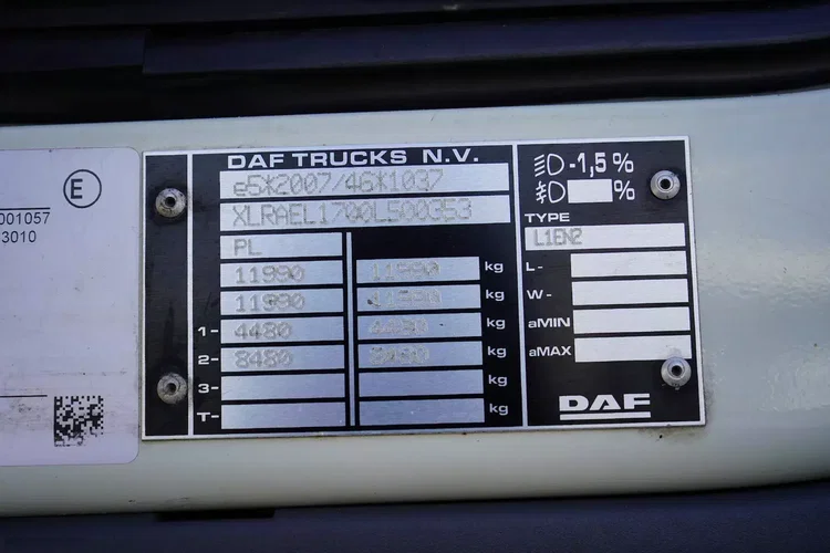 DAF LF / 260 / ACC / E 6 / FIRANKA / 18 PALET / DŁ. 7.2 M zdjęcie 11
