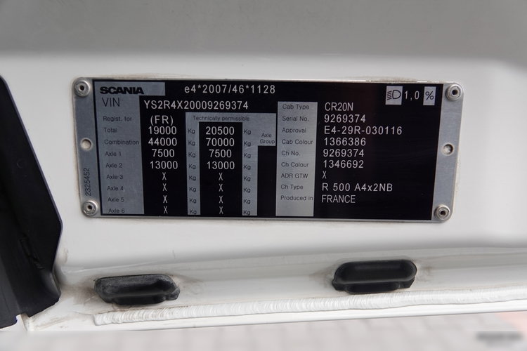 Scania R 500 / HYDRAULIKA / RETARDER / KLIMA POSTOJOWA / CAŁA NA PODUSZKACH / ALUFELGI / zdjęcie 39