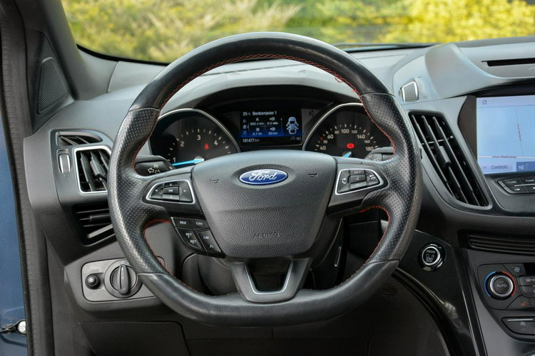 Ford Kuga ST-Line Skóry 4X4 Radar Xenon Ledy Kamera ParkAssist Keyless Alu18 ASO zdjęcie 25