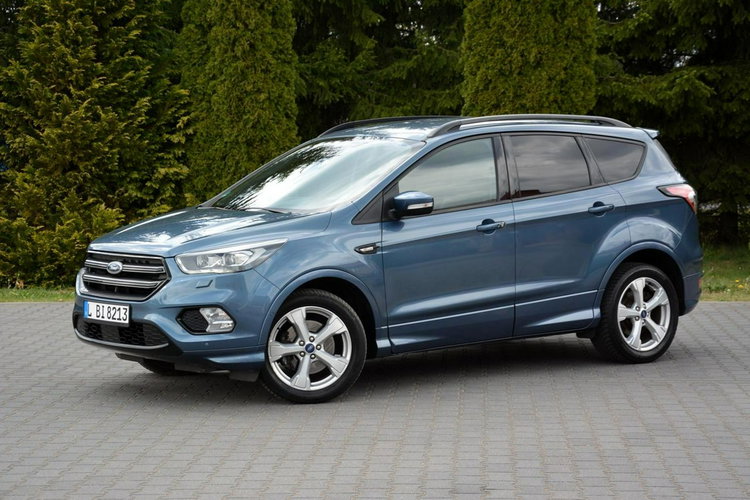 Ford Kuga ST-Line Skóry 4X4 Radar Xenon Ledy Kamera ParkAssist Keyless Alu18 ASO zdjęcie 3