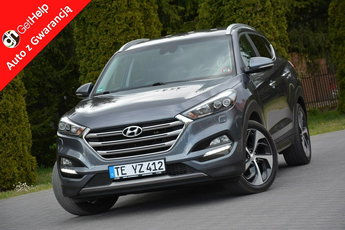 Hyundai Tucson Premium Skóry biXenon Led BLIS Wentyl. Fotele Radar Navi Kamera AWD