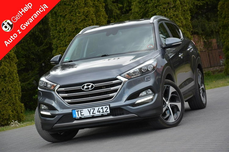 Hyundai Tucson Premium Skóry biXenon Led BLIS Wentyl. Fotele Radar Navi Kamera AWD zdjęcie 1